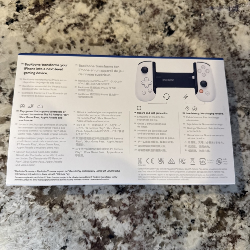 Unopened Backbone PlayStation Edition Mobile Gaming Controller, White‎ - Picture 2 of 3